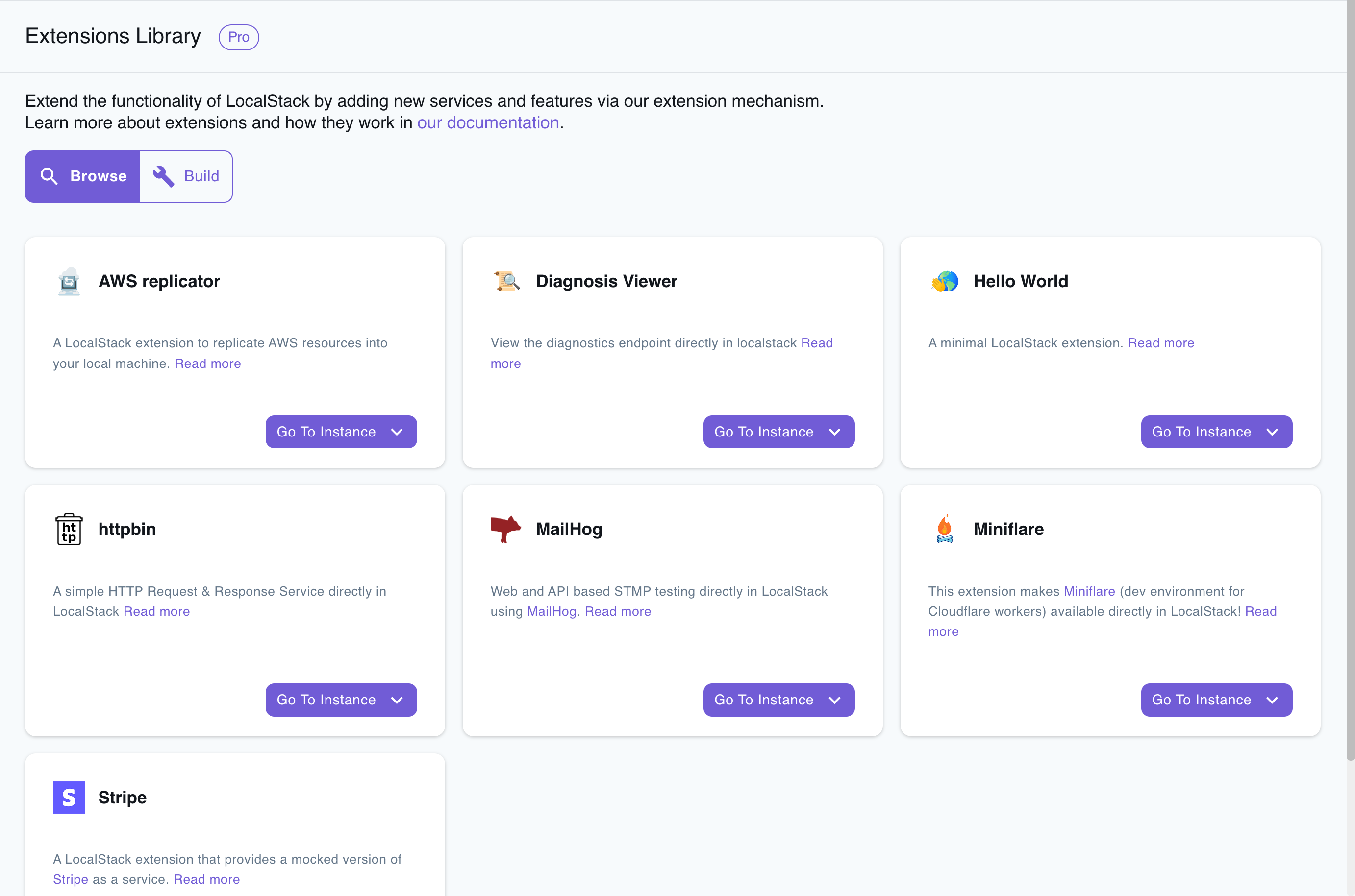 LocalStack Extensions Library